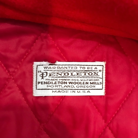 Pendleton Red Toggle Coat - Picture 5 of 6